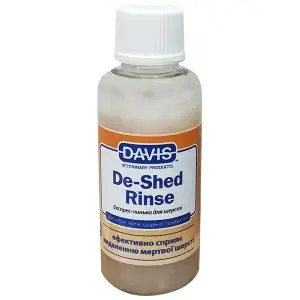 Davis De-Shed Rinse ДЕВІС ПОЛЕГШЕННЯ ЛИНЬКИ ополіскувач для собак і котів, концентрат , 50 мл