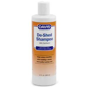 Davis De-Shed Shampoo ДЕВІС ПОЛЕГШЕННЯ ЛИНЬКИ шампунь для собак і котів, концентрат , 355 мл