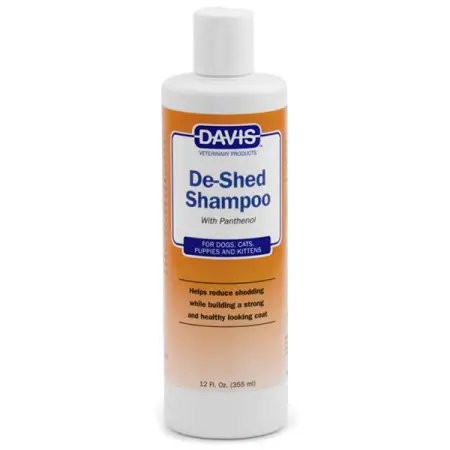 Davis De-Shed Shampoo ДЕВІС ПОЛЕГШЕННЯ ЛИНЬКИ шампунь для собак і котів, концентрат , 355 мл