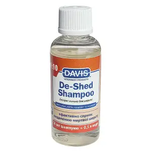 Davis De-Shed Shampoo ДЕВІС ПОЛЕГШЕННЯ ЛИНЬКИ шампунь для собак і котів, концентрат , 50 мл