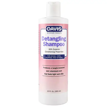 Davis Detangling Shampoo ДЕВІС ЛЕГКЕ РОЗЧІСУВАННЯ шампунь-кондиціонер від ковтунів для собак і котів, концентрат , 355 мл