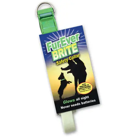 Davis FurEver Brite Safety Collar ДЕВІС НАШИЙНИК що світиться для собак , M 61х2,5см