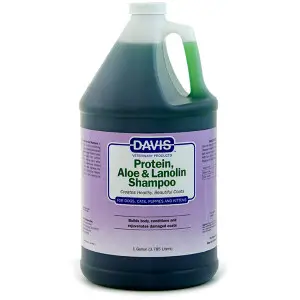 Davis Protein & Aloe & Lanolin Shampoo ДЕВІС ПРОТЕЇН АЛОЕ ЛАНОЛІН шампунь для собак і котів, концентрат , 3,8 л