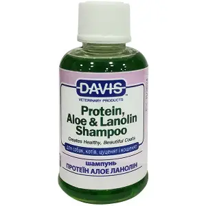 Davis Protein & Aloe & Lanolin Shampoo ДЕВІС ПРОТЕЇН АЛОЕ ЛАНОЛІН шампунь для собак і котів, концентрат , 50 мл