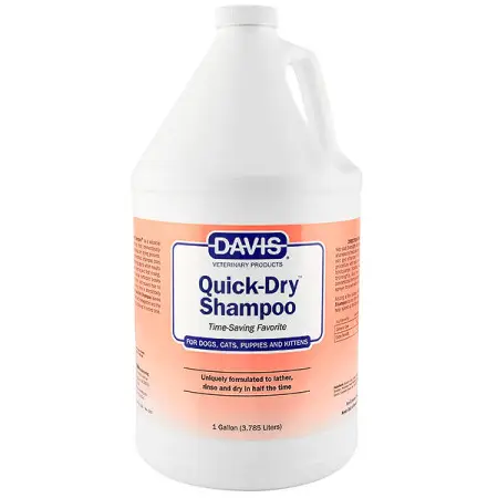 Davis Quick-Dry Shampoo ДЕВІС ШВИДКА СУШКА шампунь для собак і котів, концентрат , 3,8 л
