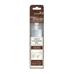 Гель TropiClean ( Тропіклін ) для догляду за ротовою порожниною Enticers Копчена яловича грудка (No Brush), для собак, 59 мл