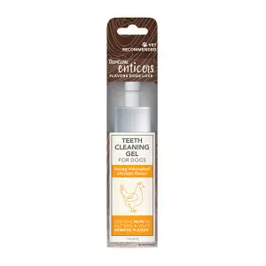 Гель TropiClean ( Тропіклін ) для догляду за ротовою порожниною Enticers Курка маринована медом (No Brush), для собак, 59 мл