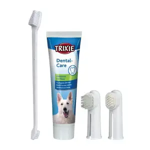 Зубна паста Trixie для собак з щіткою, 100 г