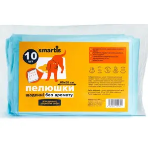 Пелюшки Smartis щоденні 60*90см, 60г/6г (30шт)