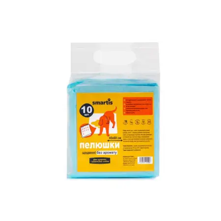 Пелюшки Smartis щоденні 45*60см, 28г/3г (10шт)