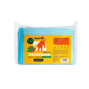Пелюшки Smartis щоденні з ароматом зеленого чаю 60*60см, 38г/4г (10шт)