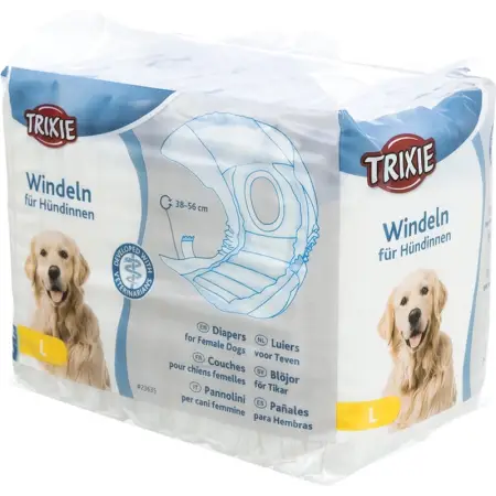Підгузки Trixie для собак, L 38-56 см, 12 шт.