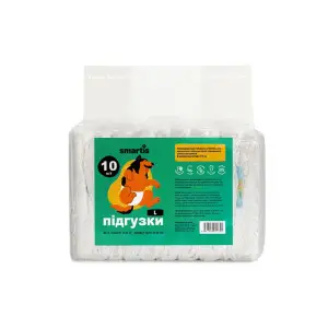 Підгузки Smartis для собак (сук) L (в розгорнутому вигляді розмір 53*26 см) 10шт