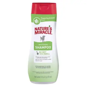 Шампунь 8in1 Nature's Miracle Whitening Shampoo Flowerin Almond відбілюючий для краси вовни у собак 473 мл