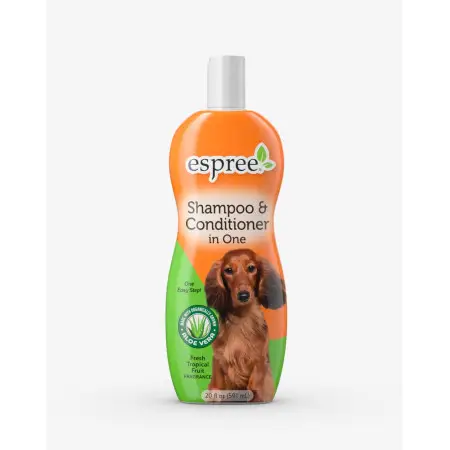 Шампунь-кондиционер Espree Shampoo&Conditioner in One тропические фрукты для собак 16:1 591мл (e00390)