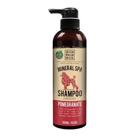 Шампунь Reliq Mineral Spa Shampoo Pomegranate для собак із екстрактом гранату 500 мл (S500-POM)