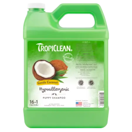 Шампунь Tropiclean Ягоды и кокос, концентрат 1:16, глубокая очистка, для собак и кошек, 9,5 л