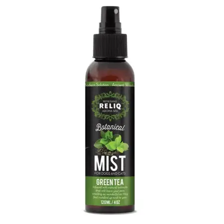 Спрей-одеколон для собак Reliq Green Tea Botanical Mist із ароматом зеленого чаю 120 мл (M120-GTA)
