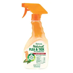 Спрей TropiClean ( Тропіклін ) Flea & Tick Максимальна сила, від бліх і кліщів, для собак, 473 мл