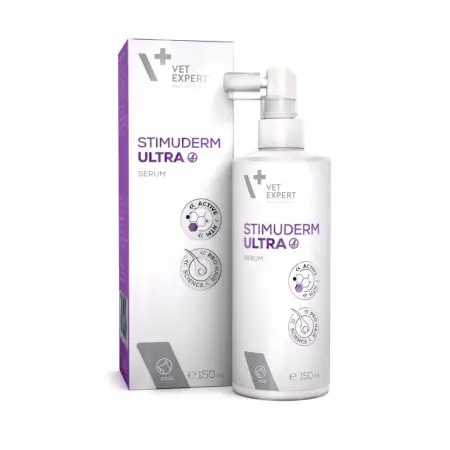 Vet Expert Stimuderm Ultra Сыворотка при выпадении шерсти у собак, 150 мл